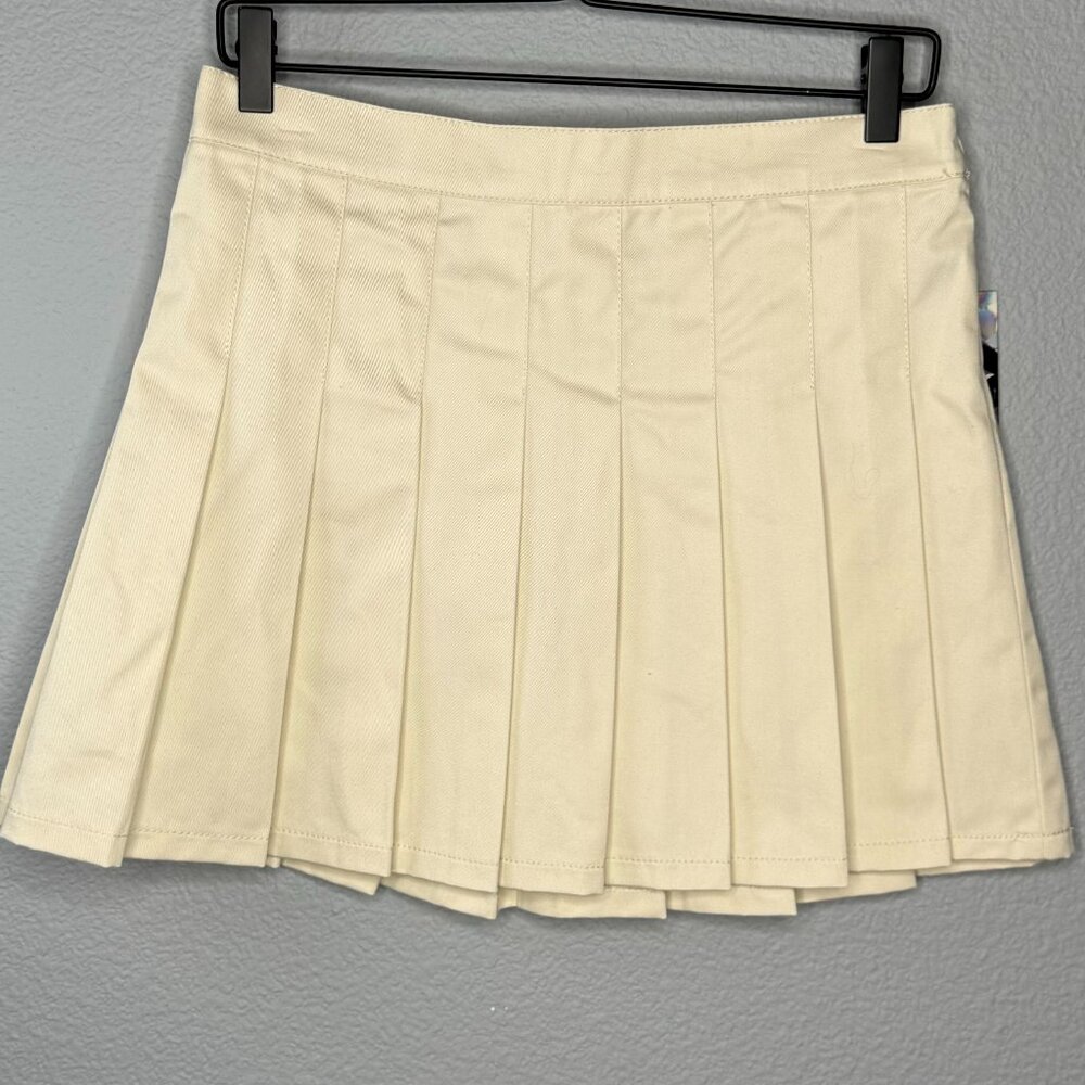 Mamba Jeans Pleated Mini Skirt